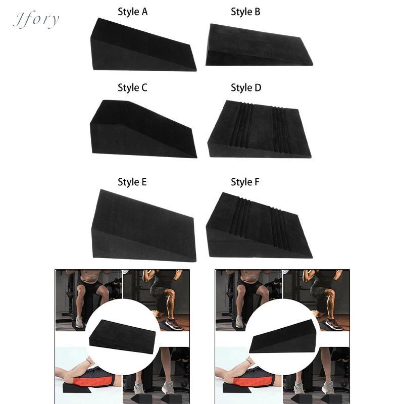 Jfory Yoga Brick EVA Foam Squat Wedge Block Foot Incline Board Cáng bắp chân Nhẹ Chống mài mòn Thích hợp cho văn phòng tại nhà Phòng thu du lịch Tập thể dục