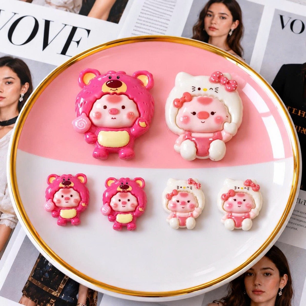 [ĐỘC QUYỀN] Charm Gắn Dép Loopy Gấu Hồng Kitty Trắng Dễ Thương Kawaii ...