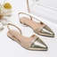 Giày nữ cỡ lớn 41-44, dép kaki mũi nhọn thời trang và thanh lịch