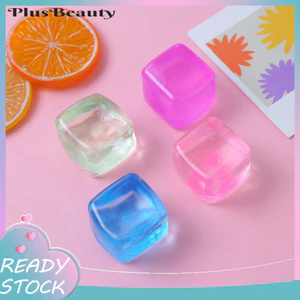 < Pluscloth > Đồ chơi bóp viên đá trong suốt Chậm Tpr Giảm căng thẳng Fidget Tiện ích giải nén di động cho trẻ em Người lớn Quà tặng giảm lo âu hoàn hảo Đồ chơi mới lạ vui nhộn Đồ chơi kết cấu băng