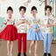 ✿ Bộ trang phục biểu diễn phong cách Trung Quốc dành cho trẻ em Quần áo năm mới Trang phục cuộc thi tụng thơ