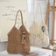 Túi Tote Móc PYCOU, Rỗng Có Lớp Lót Dây Kéo Ví Đan Openwork, Sang Trọng Màu Trắng Nâu Dung Tích Lớn Polyester Boho Đi Biển Túi Sử Dụng Mùa Hè