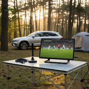 Ăng-ten TV kỹ thuật số đa chức năng Tăng cường tín hiệu trong nhà 720P 1080P có bộ chuyển đổi cho các kênh trong suốt tại nhà mới