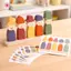 MJnmc Đồ chơi phân loại màu gỗ Montessori Trò chơi giáo dục sớm Tăng cường kỹ năng vận động tinh cho trẻ mới biết đi Trẻ em 2 3 4 Học mẫu giáo mới