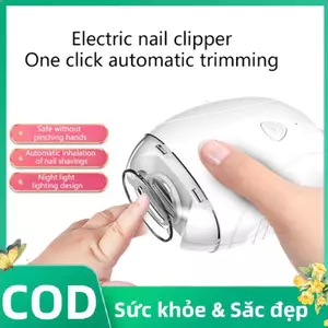 Trong kho xách tay bé Nail tông đơ điện với đèn, 3 tốc độ & đánh bóng cá tuyết