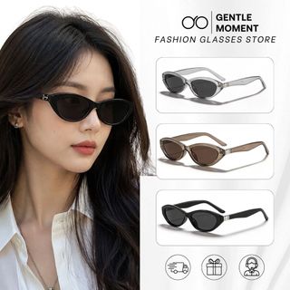 Kính râm mắt mèo sang trọng GENTLE MOMENT kính mát chống tia UV thời trang nam nữ phong cách Hàn Quốc GMT604