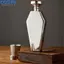 <cosyh>Stainless Steel Hip Flask 6oz Capacity Classic Silver Finish Compact Design
