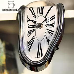 Nhíp Tường Biến Dạng Clos Siêu Thực Salvador Dali Phong Cách Đồng Hồ Treo Tường Trang Trí VN
