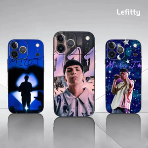 Ốp Điện Thoại TP-1 Rapper M-Milo J Cho IPhone 17 16 15 14 13 12 11 Pro Max Plus Mini Đen Mờ Vỏ Mềm Funda