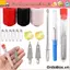 Dụng cụ sửa chữa tay chỉ kim ORDOBOX, May dễ dàng với Bộ dụng cụ may kim trên cùng, Kim may Quilt đa năng cầm tay để may Quilt