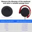 PNPIA- 10 Cái Thi Foam Earpads Đệm Tai 3.5 / 4.5 / 5.5 / 6cm Cho Tai Nghe Tròn Earhook