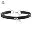 Vòng cổ chữ thập đen tối mới dành cho nữ Thiết kế Niche Cao cấp Nelace Leather Choker [Mina]