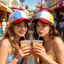 Mũ bóng chày YUUKII, Mũ Snapback cánh quạt máy bay trực thăng cầu vồng, Chuồn chuồn tre thông thường Mũ chống nắng ngộ nghĩnh cho trẻ em bé trai bé gái