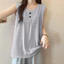 Sang Trọng Phong Cách Phương Tây Giảm Tuổi Phù Hợp Với Áo Vest Không Tay Top 2025 Dopamine Mặc Size Lớn Nữ 5.26