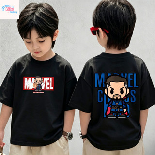 COD✅(Hồ Chí Minh)🚚 Áo thun bé trai in Doctor Strange Marvel, cotton mềm, thoáng khí.