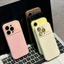 Ốp điện thoại silicon lỏng chống sốc chính hãng cho iPhone 17 Air 16 15 14 13 12 Pro Max, thiết kế sang trọng, có cửa sổ kính và cản bảo vệ.
