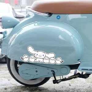 Quế Chó Hoạt Hình Dễ Thương Nhãn Dán Xe Hơi Trang Trí Cơ Thể Miếng Dán Chống Trầy Xước