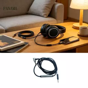 Thay thế tai nghe NAMA Cáp 3 5mm có Mic nội tuyến và điều khiển âm lượng cho HD598 599 HD558 HD518 HD599 HD569 HD6