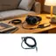 Thay thế tai nghe NAMA Cáp 3 5mm có Mic nội tuyến và điều khiển âm lượng cho HD598 599 HD558 HD518 HD599 HD569 HD6