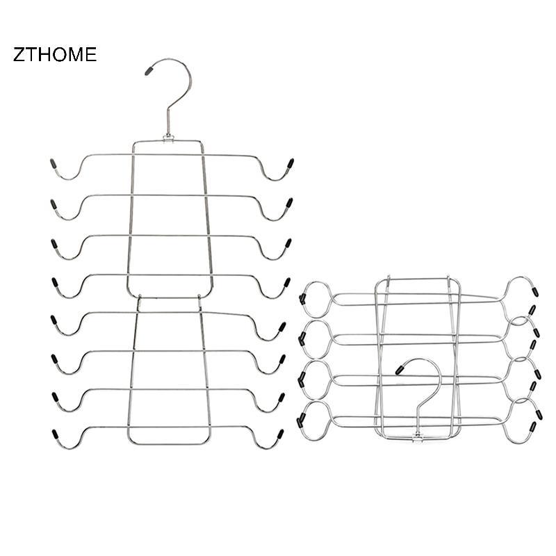 ZTHOME Móc Treo Quần Áo Nhiều Lớp Quần Lót Gấp Móc Treo Áo Ngực Bảo Quản Quần Ras Không Để Lại Dấu Vết Nhiều Điểm HOT