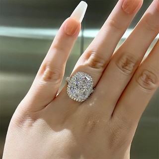 Nhẫn Zircon Bạc S925 Trang Sức Thời Trang Đơn Giản Quà Tặng Nữ Mặc Hàng Ngày