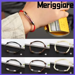 MERIGGIARE Chúc Chai Vòng Tay, DIY Trang Sức Bùa May Mắn Nước Hoa Lọ Dây Vòng Tay, Có Thể Điều Chỉnh Lời Chúc Ghi Chú Tưởng Niệm Đường Cong Ống Mặt Dây Chuyền