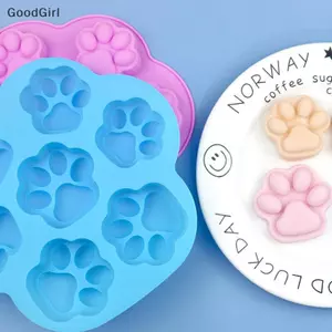 Khuôn Silicon Đáng Yêu Paw Ice Cube Xà Phòng Fondant Trang Trí Hình Silikon Khuôn VN