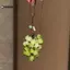KUZHEN Nho Mặt Dây Chuyền Lily Of The Valley DIY Craft Kit Điện Thoại Tươi Và Dễ Thương Quyến Rũ Túi Charm Sáng Tạo Móc Khóa HOT
