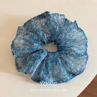 Yoing / Phong Cách Mới Cổ Tích Bầu Không Khí Gạc Hoa Scrunchy Buộc Tóc Phụ Kiện Tóc