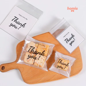 Túi tự dính đựng quà tặng, túi đựng bánh nougat, bánh trung thu, túi tự dính đựng bánh quy.