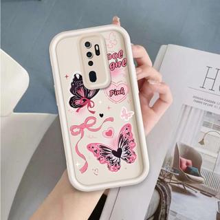 Ốp Cho OPPO A9 2020 A5 2020 A11 Ốp Điện Thoại Mềm Silicon Hoạt Hình TPU Bướm Nơ Ins Phong Cách Mắt Thiên Thần Ốp Lưng Chống Sốc