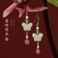 Bông Tai Bướm Bạc 925 Bông Tai Kim Nữ Cao Cấp Phong Cách Trung Hoa Hanfu Sườn Xám Phụ Kiện Bông Tai Dài Phong Cách Chống Dị Ứng 5.31