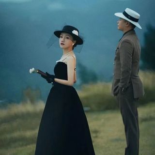 Pháp Flat Top Hepburn Phong Cách Top Mũ Nữ Retro Vương Quốc Anh Dạ Hội Đầm Studio Ảnh Du Lịch Chụp Ảnh Thanh Lịch Gạc Mũ 26.3.22
