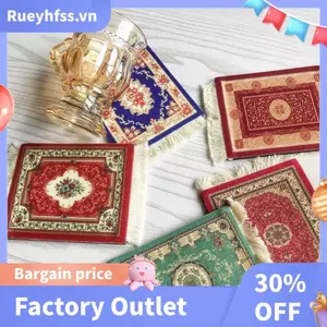 Mini Ba Tư Dệt Đế Lót Ly Họa Tiết Thảm Coaster Bàn Ăn Công Nghệ Trang Trí.