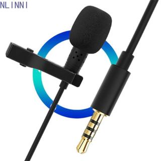 NLINNI Ve Áo Micro 3.5 Mm Cắm Type-C Mic Condenser Ghi Âm Giọng Nói Giảm Tiếng Ồn Điện Thoại Di Động Micro Nhỏ