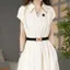 Sức Mạnh Đàn Hồi Phù Hợp Với Dây Mỏng Nữ Váy Áo Len Blazer Eo Eo Eo Eo Thắt Lưng Trang Trí Đen 5.29