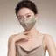 Chống Nắng NKSFX, Chống Tia UV Mô Phỏng Mặt Lụa Satin, Dây Đeo Tai Có Thể Điều Chỉnh Thời Trang Cảm Ứng Mềm Mại Có Thể Tái Sử Dụng Che Mặt Bảo Vệ Da