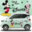 Mickey Phim Hoạt Hình Chống Thấm Nước Miếng Dán Trang Trí Dán Xe Hoạt Hình Dễ Thương Miếng Dán Mickey