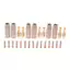 Luckyew 9 Cái 0.8 / 1.0 / 1.2mm MIG Đèn Pin Gas Đầu Giá Đỡ Bộ Phận Bảo Vệ 15AK Đèn Pin Hàn Mới Lớp Phủ Bảo Vệ Vòi Phun TQ