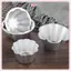 JRP 1 Chiếc Pudding Cup Khuôn Mini Sáo Bánh Chảo Chống Dính Thạch Khuôn Nhanh Nhiệt Hợp Kim Nhôm Nướng Cốc Khuôn JRP