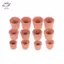 HFTOY 12 Chiếc Nhà Búp Bê 1: 12 Chậu Hoa Thu Nhỏ handmade Nồi Đất Sét Đỏ Sân Vườn Nhà ~