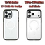 Ốp Điện Thoại Từ Tính Pha Lê Trong Suốt Cho IPhone 16 15 14 Plus 13 12 17 Pro Max 17Air Ốp Bảo Vệ Chống Sốc
