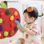 MỚI 1 Bộ Trái Cây Giả Vờ Chơi Trò Chơi Nhà Bếp Bé Nỉ Ban Chơi Đồ Chơi Thực Phẩm Treo Tường Stier Kỹ Năng Vận Động Tốt Đồ Chơi Giáo Dục Sớm SKY
