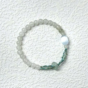 Mới Phong Cách Trung Quốc Màu Hồng Opal Đa Vòng Tay 2025 Phong Cách Trung Hoa Mát Retro Đính Hạt Vòng Tay