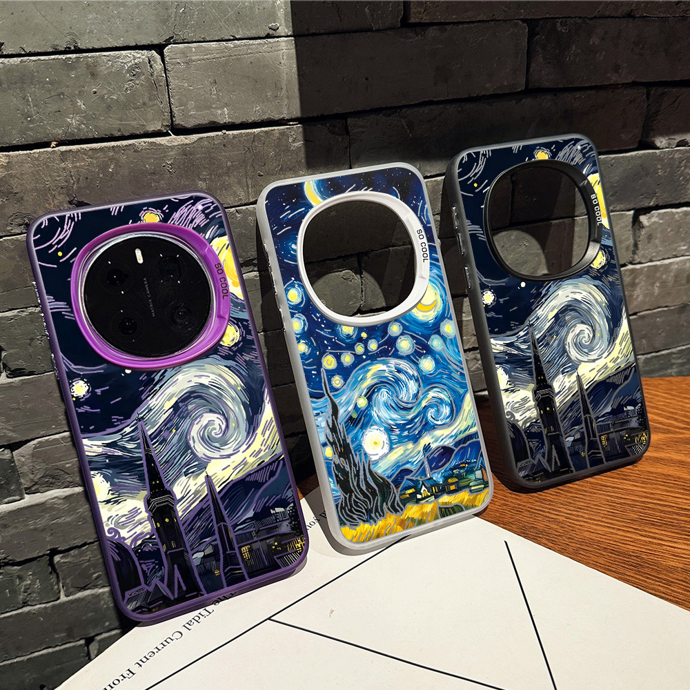 Dành cho Honor Magic 8 Pro / 7 Pro / 6 Pro GT Pro Win RT “Bầu trời đầy sao ” Vỏ điện thoại cứng Micro Matte / Honor 400 / 300 X9D X9C Vỏ Honor chống sốc