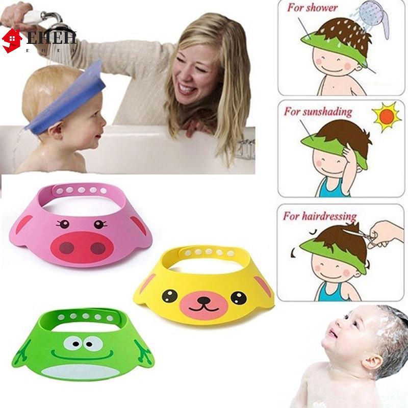 [EHEH] Mũ che tóc cho trẻ mới biết đi Mũ gội đầu Mũ tắm cho bé VN