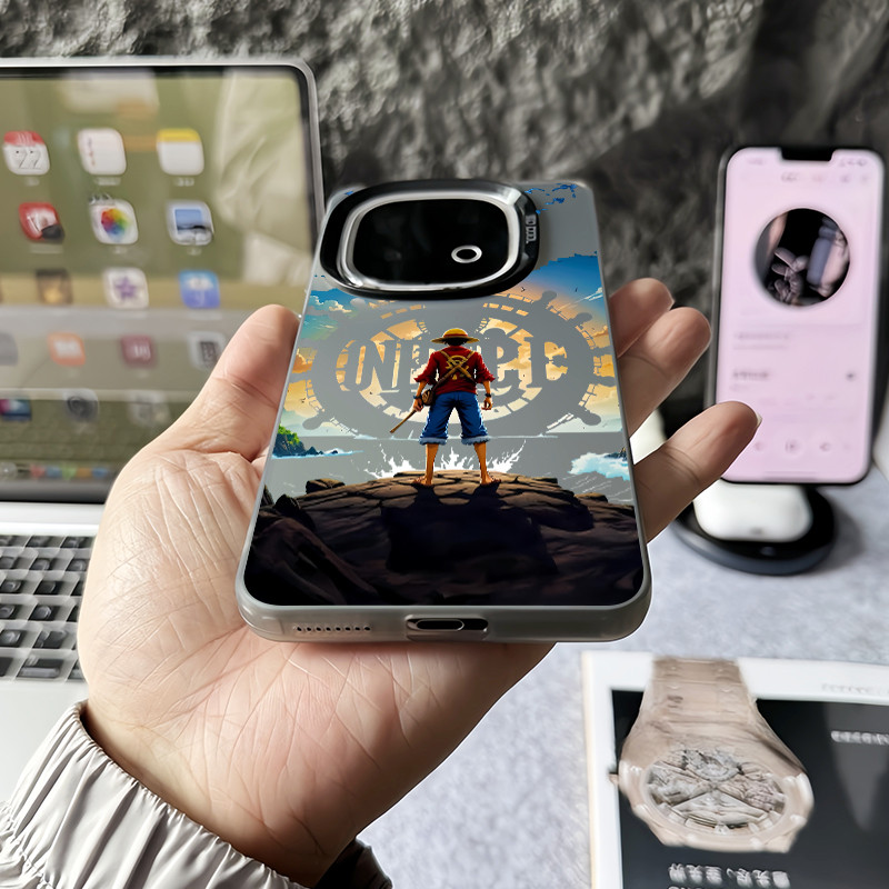 Dành cho IQOO 15 Ultra / 15R / 13 / 12 / Z11 Turbo / Z10 Turbo + Ốp điện thoại cứng One Piece Luffy / IQOO Neo 11 / Neo 10 Z9 Turbo Z9 Z10X Neo 9 Pro Vỏ IQOO chống sốc