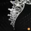 Tinh tế rực rỡ Baroque Đám cưới Pha lê Vương miện cô dâu Tiaras Phụ kiện trang sức tóc Nữ Mũ kim cương giả mới