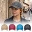 Mũ bóng chày PYCOU, MAGA Make Albo Go Away Mũ chống nắng Denim đau khổ, Bông giặt thoáng khí thông thường Mũ Snapback có thể điều chỉnh ngoài trời