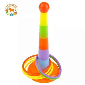 CANAMEK Vòng Vòng Toss Vòng Nhựa Toss Trò Chơi Sân Vườn Bể Bơi Đồ Chơi Vui Vẻ Ngoài Trời Cho Trẻ Em CSF